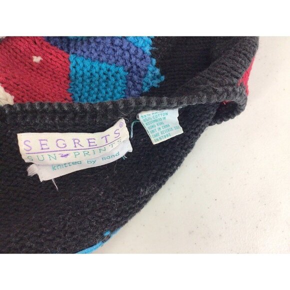 Segrets Vintage Cardigan Sweater Fantasy Animals Womens Small - Picture 7 of 7